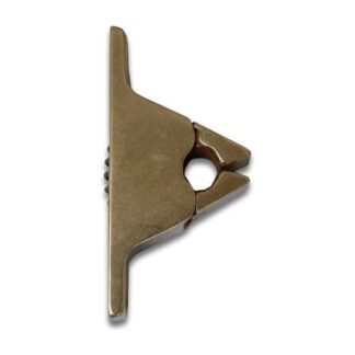 Fermascuri Fermascuri Ghidini 49206000001 a pinza con molla Ottone naturale (ord.min.1.00 unità)