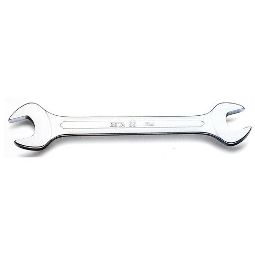 Chiave a forchetta Chiave a forchetta Beta 000550087 55 (24x26mm) Cromo lucido (ord.min.1.00 unità)