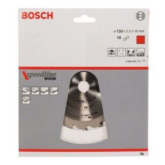 Lama a disco sega circolare Lama a disco Bosch 2608640775 SPEEDLINE WOOD taglio traverso vena (ord.min.1.00 unità)