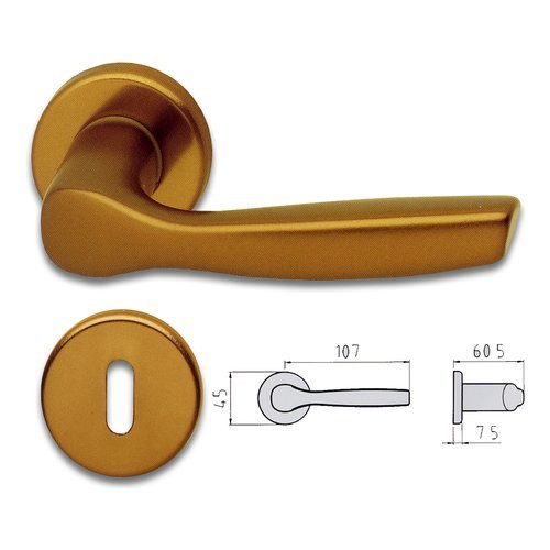 Maniglie porta Maniglie porta coppia con rosetta con bocchetta Ghidini 77400281004 GA (ord.min.1.00 unità)