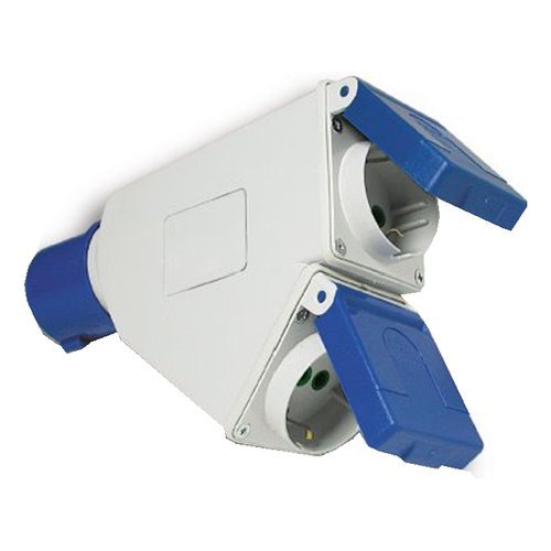 Adattatore presa elettrica Adattatore Fanton 73104 spina CEE 220V Blu e Bianco (ord.min.1.00 unità)