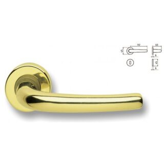 Maniglie porta Maniglie porta coppia con rosetta con bocchetta Ghidini 55744281501 MI (ord.min.1.00 unità)