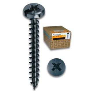 Set viti per legno Viti legno Mustad PVACZC500300KNC PANEL VIT Zincato nero (ord.min.1.00 unità)