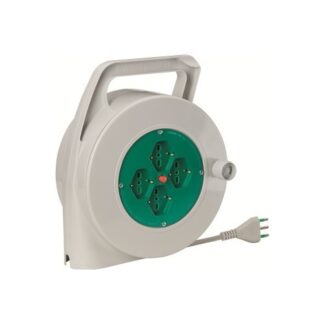 Avvolgicavo elettrico Avvolgicavo elettrico Fanton 01351 PUMA 4P e disgiuntore termico Bianc (ord.min.1.00 unità)
