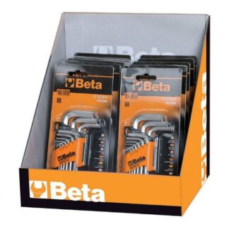 Set chiavi maschio esagonale Set chiavi maschio esagonale Beta 96/SC (espositore da 10 blister) Cro (ord.min.1.00 unità)