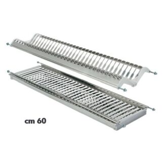 Scolapiatti incasso Tecnoinox XM 05L60VI10 INOXMATIC Cromo lucido Scolapiatti incasso (ord.min.1.00unità)