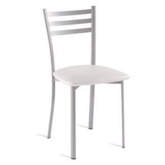 Sedia Sedia Italchair 002 ELIUA0702 ELIUS I Bianco e Alluminio (ord.min.1.00 unità)