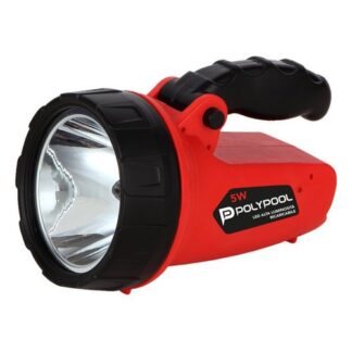 Torcia elettrica Torcia faro portatile ricaricabile Poly Pool PP3172 Rosso e Nero (ord.min.1.00 unità)