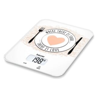 Bilancia cucina Bilancia cucina Beurer 70417 BENESSERE Ks 19 Love Bianco (ord.min.1.00 unità)
