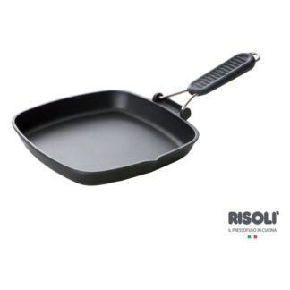 Bistecchiera Bistecchiera Risoli 090IN 26T00 INDUCTION manico pieghevole soft Nero (ord.min.1.00 unità)