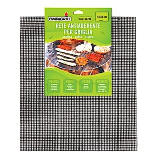 Antiaderente griglia Antiaderente griglia Ompagrill R4236 in rete teflonata Nero (ord.min.1.00 unità)