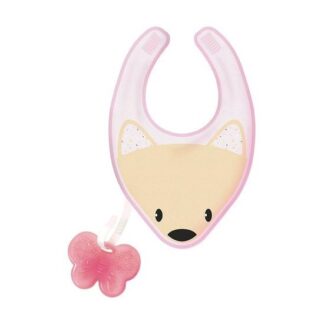 Massaggia gengive Massaggia gengive Chicco 258 210 FRESH BIB bavaglino bimba Rosa (ord.min.1.00 unità)