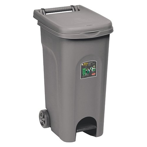 Bidone carellato Bidone carellato Stefanplast 25603 URBAN ECO SYSTEM con pedale Grigio (ord.min.1.00 unità)