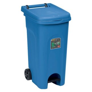 Bidone carellato Bidone carellato Stefanplast 25602 URBAN ECO SYSTEM con pedale Blu (ord.min.1.00 unità)