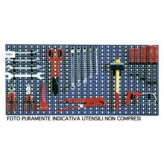 Pannello porta attrezzi Pannello porta attrezzi Bizzotto Scaffalature 03189054A preforato Blu (ord.min.1.00 unità)