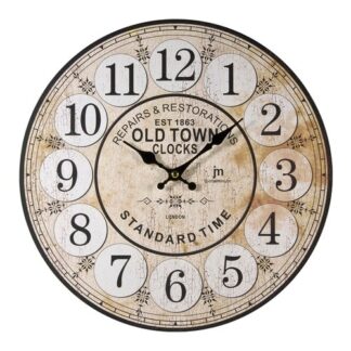 Orologio da parete Orologio da parete Lowell 21439 JUSTAMINUTE Ocra antico (ord.min.1.00 unità)