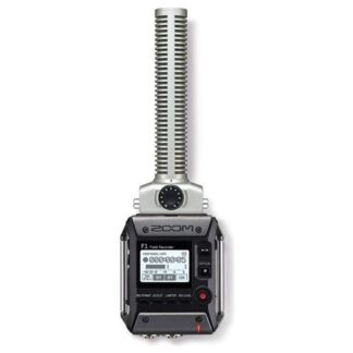 Registratore Registratore Zoom F1 Field Recorder + Shotgun Mic Black e Silver (ord.min.1.00 unità)