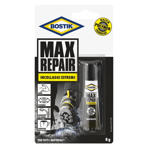 Colla universale Collante Uhu Bostik 64453 Max Repair Trasparente (ord.min.1.00 unità)