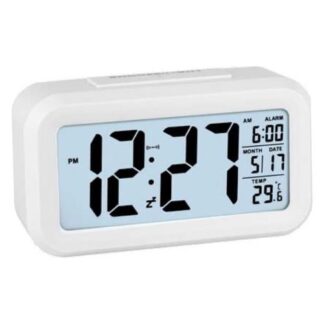 Sveglia Sveglia Lowell JD9519B JUSTAMINUTE Multifunzione con snooze Bianco (ord.min.1.00 unità)