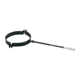 Reggitubo canna fumaria Reggitubo canna fumaria Save Fumisteria NN212 PLUS LIGHT Nero opaco (ord.min.1.00 unità)