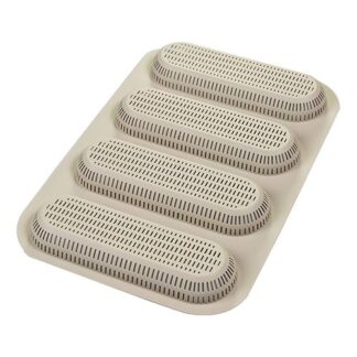 Stampo pane Stampo pane Silikomart 21002130065 4 Mini Baguette Grigio (ord.min.1.00 unità)
