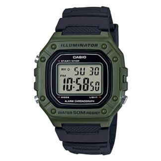 Orologio Casio W 218H 3AVEF COLLECTION Green e Black Orologio polso (ord.min.1.00unità)
