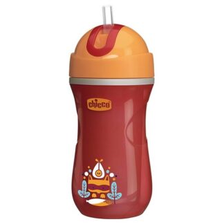 Tazza bimbo Tazza bimbo termica con cannuccia Chicco 69913 SPORT CUP Assortito (ord.min.1.00 unità)