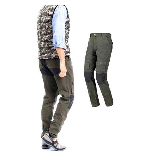 Pantaloni lavoro Pantaloni lavoro Issaline 8738200XXL STRETCH ON Verde e Antracite (ord.min.1.00 unità)