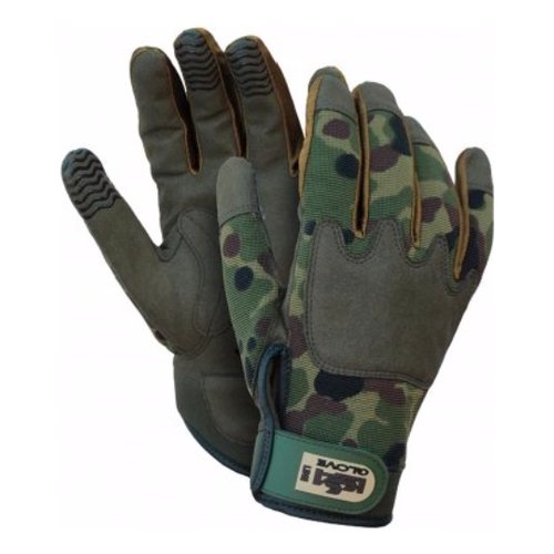 Guanti lavoro Guanti lavoro Issaline 07325XL HIGH TECH ARMY WORK&SPORT Mimetico e Ve (ord.min.1.00 unità)