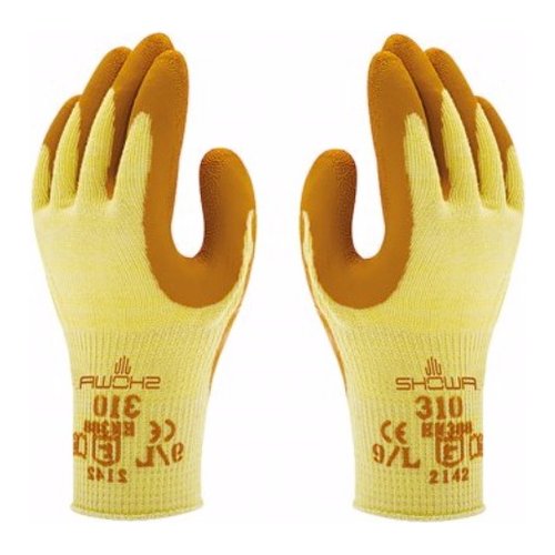 Guanti lavoro Guanti lavoro Issaline SH310030L SHOWA GLOVES Giallo e Arancio (ord.min.1.00 unità)