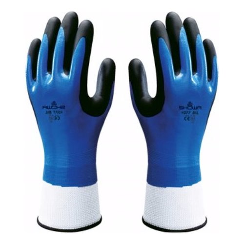 Guanti lavoro Guanti lavoro Issaline SH377M SHOWA GLOVES Blu e Nero (ord.min.1.00 unità)