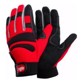 Guanti lavoro Guanti lavoro Issaline 07203L LONG COMFORT WORK&SPORT Rosso e Nero (ord.min.1.00 unità)