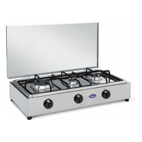 Fornello gas Fornello Cf Parker 300ACCGPM Inox (ord.min.1.00 unità)