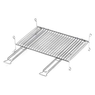Griglia barbecue Griglia barbecue Ompagrill A14060 rete doppia con piedi Cromo lucido (ord.min.1.00 unità)