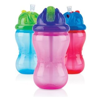 Tazza bimbo Tazza bimbo borraccia con cannuccia Nuby NV0404001 FLIP IT Assortito (ord.min.1.00 unità)