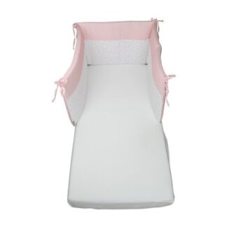 Paracolpi lettino Paracolpi lettino Baby Idea P 260RS 3 lati Stelle rosa (ord.min.1.00 unità)