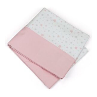 Copripiumino lettino Copripiumino lettino Baby Idea 601 RS STELLE Rosa (ord.min.1.00 unità)