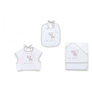 Set bavaglini Set bavaglini Italbaby 15 5020 108 BEAR Grey (ord.min.1.00 unità)