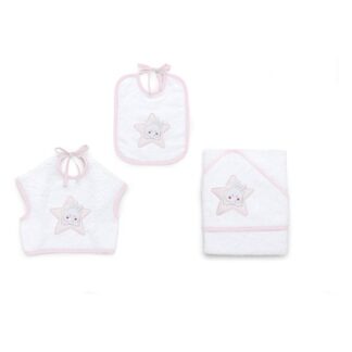Set bavaglini Set bavaglini Italbaby 15 5020 201 STAR Rosa (ord.min.1.00 unità)
