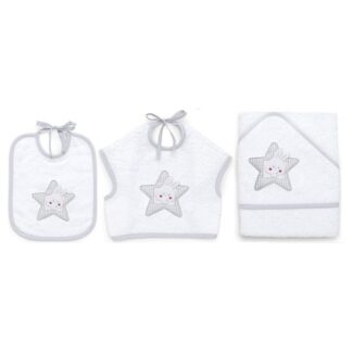 Set bavaglini Set bavaglini Italbaby 15 5020 208 STAR Grey (ord.min.1.00 unità)