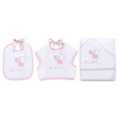 Set bavaglini Set bavaglini Italbaby 15 5020 101 BEAR Rosa (ord.min.1.00 unità)