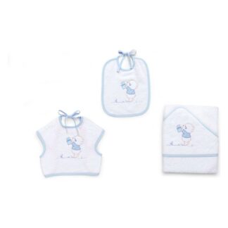 Set bavaglini Set bavaglini Italbaby 15 5020 102 BEAR Azzurro (ord.min.1.00 unità)