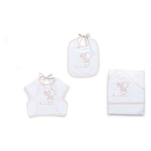 Set bavaglini Set bavaglini Italbaby 15 5020 106 BEAR Avorio (ord.min.1.00 unità)