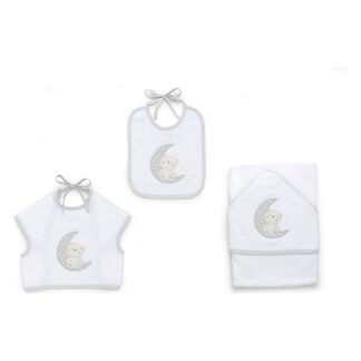 Set bavaglini Set bavaglini Italbaby 15 5020 408 MOON Grey (ord.min.1.00 unità)