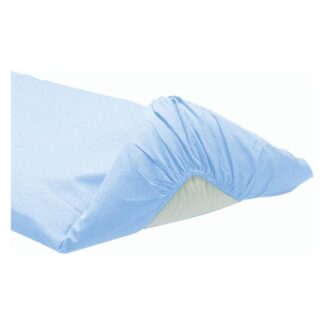 Lenzuolo lettino Italbaby 020 0060 02 TINTA UNITA con angoli Azzurro Lenzuolo lettino (ord.min.1.00unità)