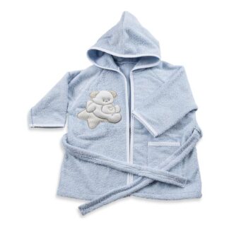 Accappatoio Accappatoio Italbaby 050 4000 372 SWEET Spugna Azzurro (ord.min.1.00 unità)