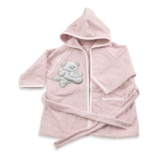 Accappatoio Accappatoio Italbaby 050 4050 371 SWEET Spugna Rosa (ord.min.1.00 unità)