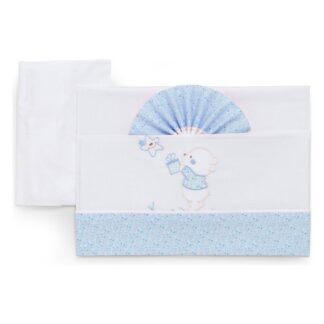 Set lenzuola culla Italbaby 15 3010 102 BEAR Azzurro Set lenzuola culla (ord.min.1.00unità)
