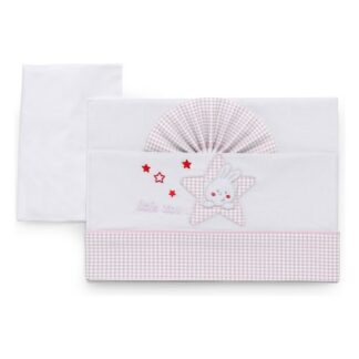 Set lenzuola culla Set lenzuola culla Italbaby 15 3010 201 STAR carrozzina Rosa (ord.min.1.00 unità)