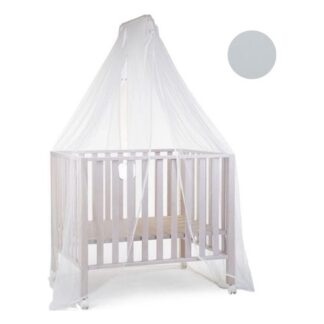 Zanzariera lettino Zanzariera lettino Baby Idea 6020GR con asta Bianco e Grigio (ord.min.1.00 unità)
